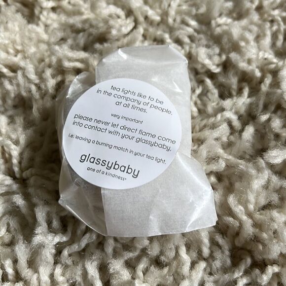 NIB Glassybaby Friendship Pre-Triskelon Hand Blown Vovite Candle Holder - Picture 9 of 16